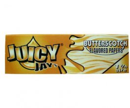 Juicy Jay's ochucené krátké papírky, Butterscotch, 32ks/bal.